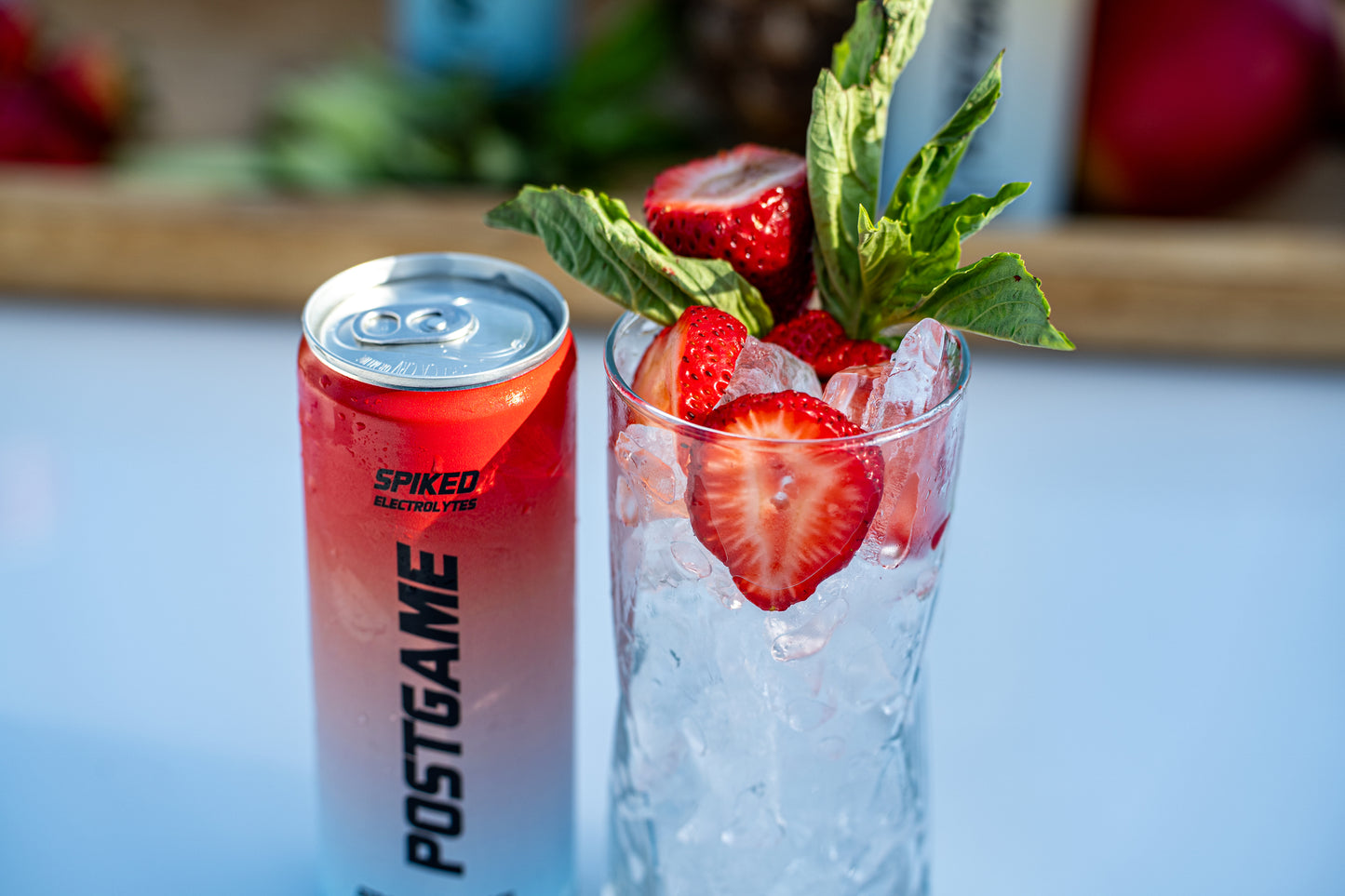 Strawberry Basil Hard Seltzer